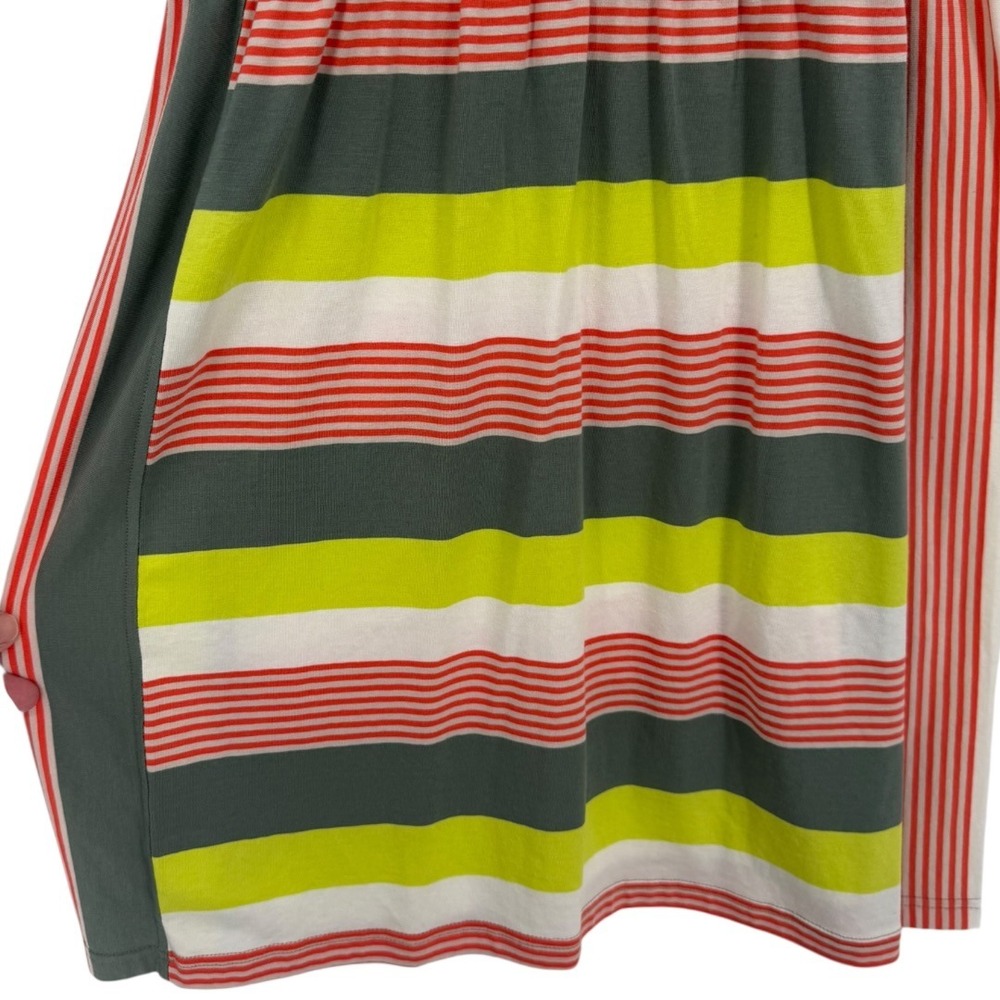 Patagonia Womens West Ashley Dress Fitz Stripe Micro Hemlock Green Size Medium - Picture 9 of 14